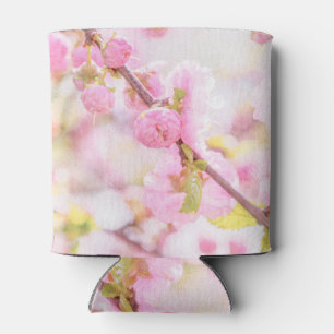 Porta-lata Flores de sakura rosa - Flor de cerejeira japonesa