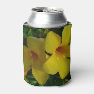 Porta-lata Flores de Trombeta Dourada II Tropical
