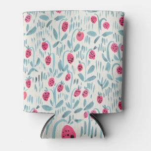 Porta-lata Flores Pequenas: Sem Costura