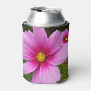 Porta-lata Flores Silvestres Cosmos Rosa