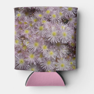 Porta-lata Flores suculentas, cor-de-rosa, gelificadas