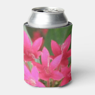 Porta-lata Flores Tropicais Rosa Brilhantes Podem Resfriar