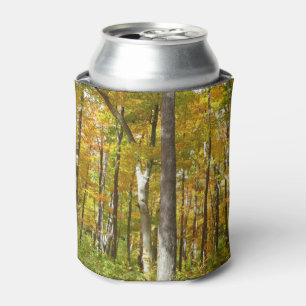 Porta-lata Floresta de Folhas Amarelas Paisagem de Outono