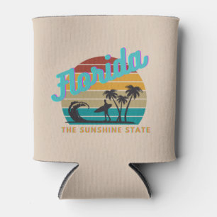 Porta-lata Flórida O Estado Sunshine Retro Sunset