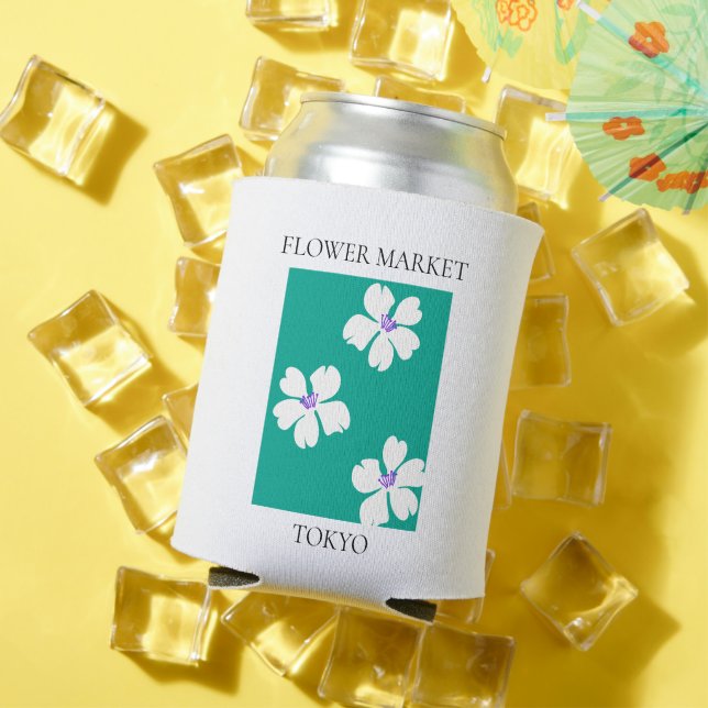 Porta-lata Flower Market - Tokyo (Verão in situ)