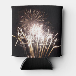 Porta-lata Fogos de artifício brancos e Dourados I Celebraç