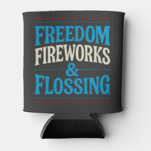 Porta-lata Fogos de artifício livres e dentista dentário de f