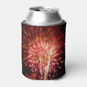 Porta-lata Fogos de Artifício Vermelhos, Brancos e Azuis II P