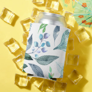 Porta-lata Folhas de caída de cor aquosa 11