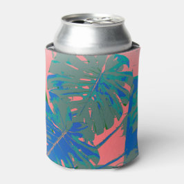 Porta-lata Folhas de Monstera Tropicais