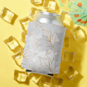 Porta-lata Folhas de ouro 3