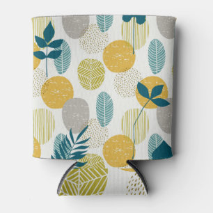 Porta-lata Folhas de outono, padrão perfeito de colheita.