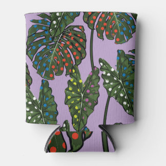 Porta-lata Folhas tropicais: bolinhas de colheita.
