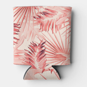 Porta-lata Folhas Tropicais de Palma, Padrão Na moda Havaiano