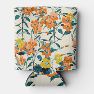 Porta-lata Folhas Tropicais Exóticas: Vintagem Desenhada À Mã