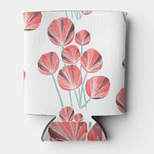 Porta-lata Folhas Tropicais: Padrão Criativo Desenhado À Mão