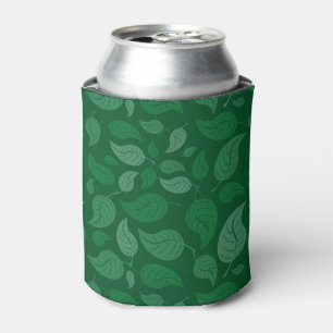 Porta-lata Folhas verdes