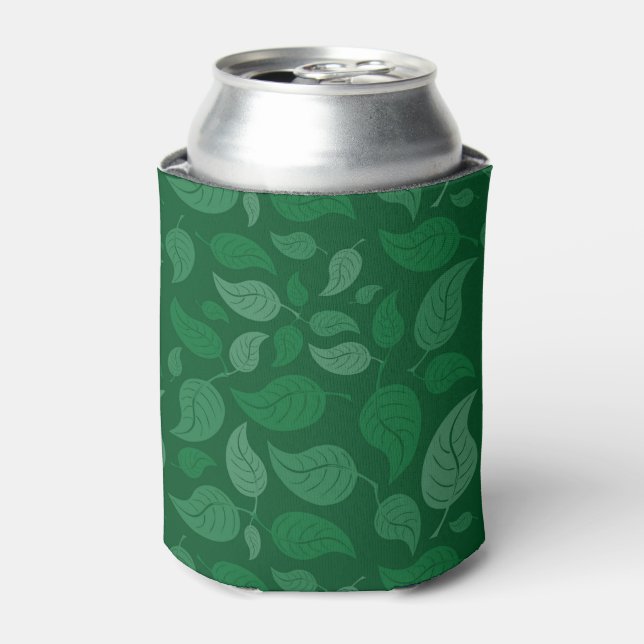 Porta-lata Folhas verdes (Can Front)