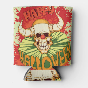 Porta-lata Folheto de Halloween: tema do palhaço diabólico