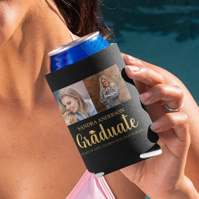 Porta-lata Fonte Dourada moderna | Graduação por Colagem de F (Criador carregado)