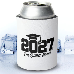 Porta-lata Fora daqui Citação de Formatura Turma de Formandos