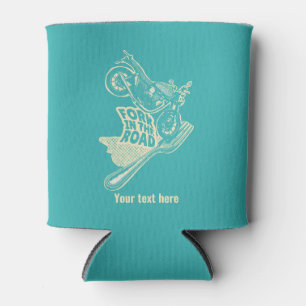 Porta-lata Fork no acidente de moto rodoviário