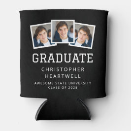 Porta-lata formando 2025, 3-Photo Black and White Sporty