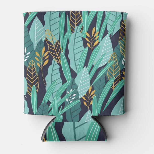 Porta-lata Formas Geométricas Retroativas Padrão Invisível (Frente)