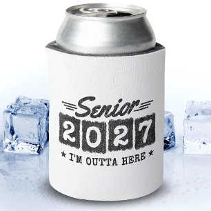Porta-lata Formatura Outta Here Retro Turma de 2027