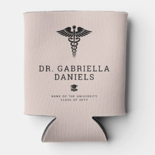 Porta-lata Formatura Personalizada de Médico de Escola de Med