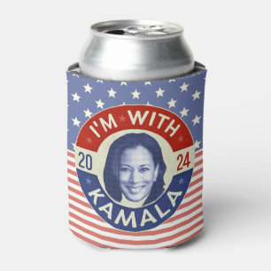 Porta-lata Foto 2020 do presidente Democrata de Kamala Harris