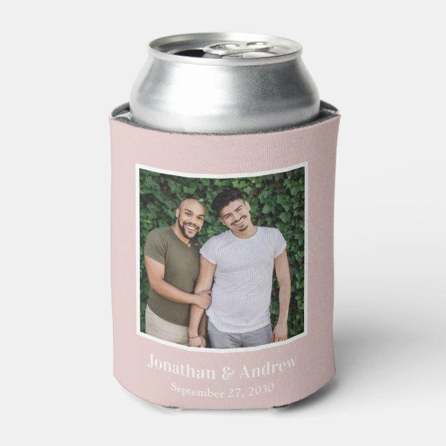 Porta-lata Foto Casamento LGBTQ (Can Front)