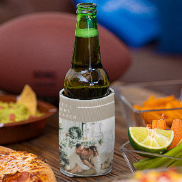 Porta-lata Foto da família moderna | Feliz alegre abençoada