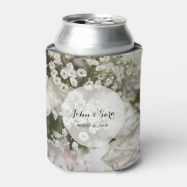 Porta-lata Foto da respiração do bebê, casamento personalizad