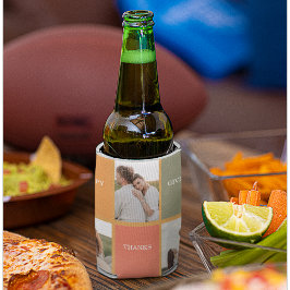 Porta-lata Foto de Colagem da Família Moderna | Ação de Graça