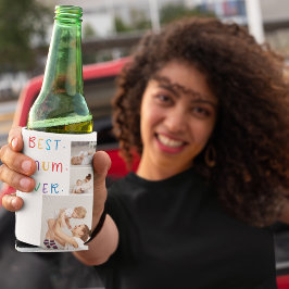 Porta-lata Foto de Colagem Moderna e Melhor Mãe Colorida Nunc