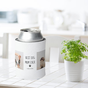 Porta-lata Foto de Colagem Moderna Melhor Cão Mãe Nunca 