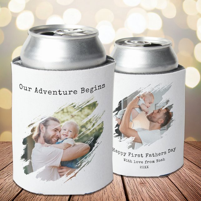 Porta-lata Foto do Dia de os pais 2 Moderno (Criador carregado)