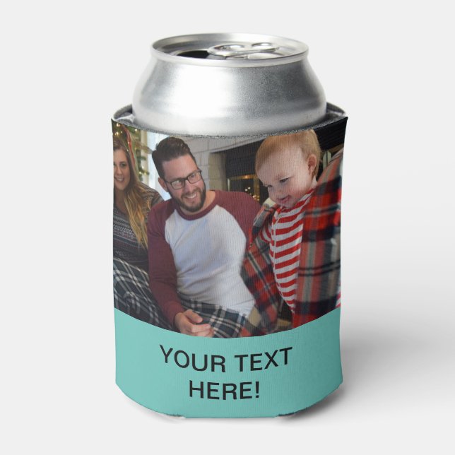 Porta-lata Foto e Texto Personalizados (Can Front)