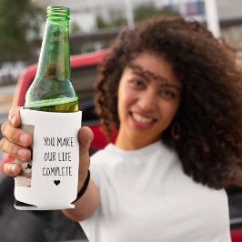 Porta-lata Foto Moderna Dois | Você Faz Nossa Vida Completa