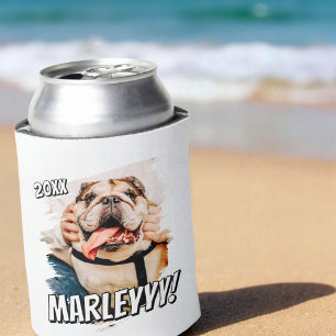 Porta-lata Foto personalizada de Pet personalizada do Modern