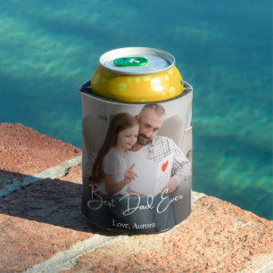 Porta-lata Foto personalizada do melhor Pai