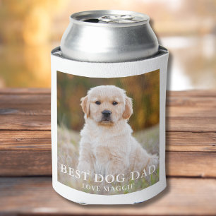 Porta-lata Foto personalizada do melhor Pai de cães