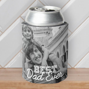 Porta-lata Foto personalizada do melhor Pai já Legal e modern