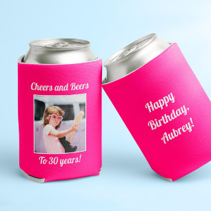 Porta-lata Foto personalizada, Legal aniversário de 30 anos