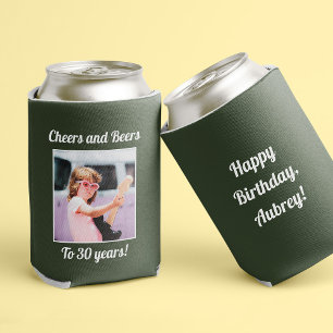 Porta-lata Foto personalizada, Legal aniversário de 30 anos