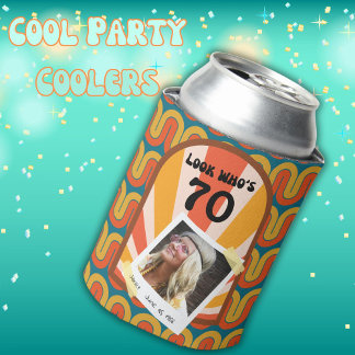 Porta-lata Foto personalizada por onda da Retro 60