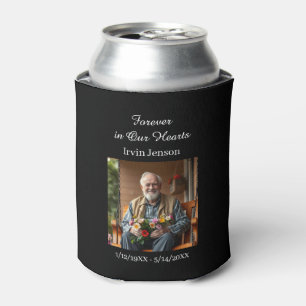Porta-lata Foto & Poema Memorial Para Sempre em nossos Cora