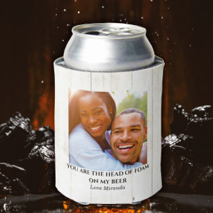 Porta-lata Foto Simples De Casal De Amor Engraçado