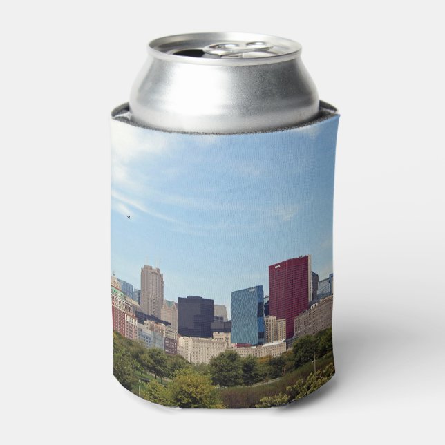 Porta-lata Foto Skyline da cidade de Chicago (Can Front)